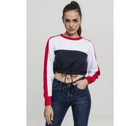 T-shirt femme Urban Classic 3-tone Stripe crew Bleu XL