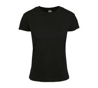 Urban Classics - T-shirt femme Basic Box - Noir - Taille L (EU)
