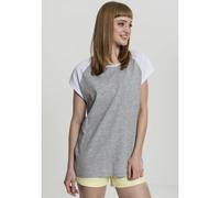Urban Classics Female Shirt Ladies Contrast Raglan Tee Grey/White XS