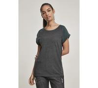 Urban Classics T-shirt raglan contrasté femme Multicolore (Charcoal/Bottlegreen 02251) Taille S