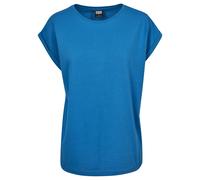 Urban Classics T-shirt bleu roi – Manches courtes retroussées, coupe ample, 100% coton – Taille S