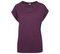 Urban Classics Femme Ladies Extended Shoulder Tee T Shirt, Cerise, M EU