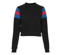 Urban Classics Sweat-shirt bleu / rouge / noir, Taille L