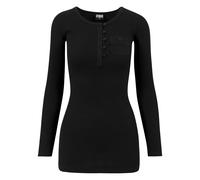 Urban Classics T-shirt Long Pocket – manches longues, poche – Noir L Femme
