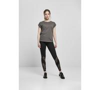 T-shirt femme Urban Classics extended shoulder Noir S