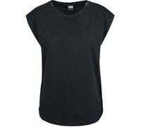Urban Classics Femme T-shirt Ladies Basic Shaped Tee T shirt, Noir, XXL EU