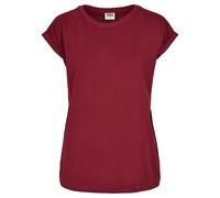 Urban Classics – T-shirt femme à épaules tombantes bio – Bordeaux – Taille M