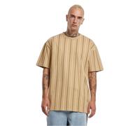 T-shirt femme Urban Classics Printed Pinstripe Beige M