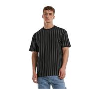 T-shirt femme Urban Classics Printed Pinstripe Noir 2XL