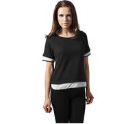 T-shirt femme - URBAN CLASSICS - Terry Meh - Noir - Manches courtes - Coupe regular S