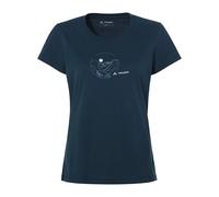 Vaude Bike Cyclist V Short Sleeve T-shirt Bleu 36 Femme