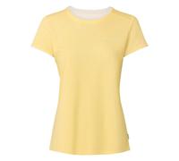 Vaude Essential Short Sleeve T-shirt Jaune 44 Femme