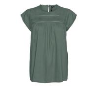 T-shirt femme - Vero Moda - vmdebbie - Vert - Manches courtes - Fermeture dos XS