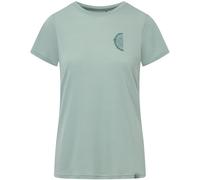 Viking Rune Bamboo Short Sleeve T-shirt Vert M Femme