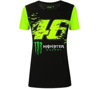 T-shirt Femme - VR46 - Monza Monster Energy - Valentino Rossi - Noir - Manches courtes XL