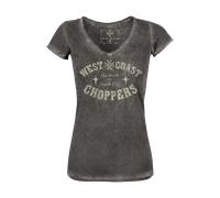 T-Shirt Femme West Coast Choppers Go Fast NoirS Noir