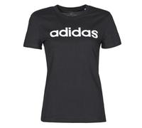 adidas T-shirt Essentials Slim Logo Femme Noir/Blanc Taille S