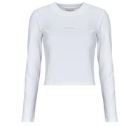 T-shirt femmes Calvin Klein Jeans MONOGRAM BABY TEE Blanc EU L