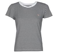 T-shirt femmes Guess ES SS GUESS LOGO BABY TEE Noir EU XS