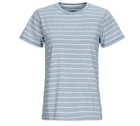 T-shirt femmes Guess SS CN REG YD STRIPED TEE Bleu EU M