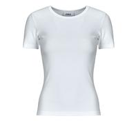 T-shirt femmes JJXX JXFRANKIE STR SS RIB TEE Blanc EU M
