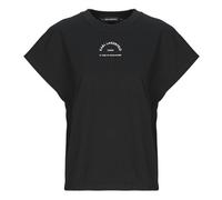 T-shirt femmes Karl Lagerfeld RSG GLITTER RELAXED T-SHIRT Noir EU L