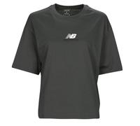 T-shirt femmes New Balance ATHLETICS 1/4 ZIP Noir EU M