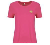 T-shirt femmes Only ONLKITA LIFE Rose EU S