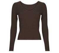 T-shirt femmes Only Play ONPJAIA LIFE VN LS Marron EU S / M