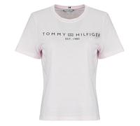 TOMMY HILFIGER T-shirt rose / noir, Taille XS