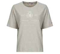 T-shirt femmes Tommy Hilfiger VARSITY CREST RLX SS TEE Gris EU S