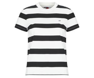 T-shirt femmes Tommy Jeans TJW REG S FLAG JERSEY SS TEE Blanc EU M