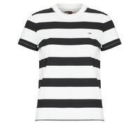 T-shirt femmes Tommy Jeans TJW REG S FLAG JERSEY SS TEE Blanc EU S