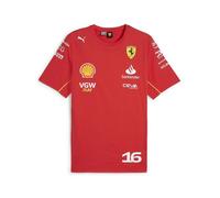 T-shirt Ferrari Scuderia Officiel Formule 1 Charles Leclercc Rouge XL