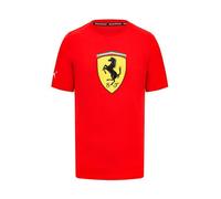 PUMA Scuderia Ferrari - T-Shirt avec Bouclier - Rouge - Hommes - Taille: M