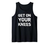 T-Shirt fétichiste Get on Your Knees BDSM Dominant Master Kink Débardeur