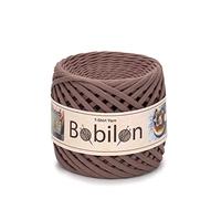 T-Shirt Fettuccini Zpagetti Style, Yarn pour Crochet et Tricot, Pelote de T Organique, Cacao