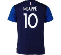 - T-Shirt - Fff - Kylian Mbappe - Collection Officielle - Coton - Manches Courtes Multicolore