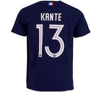 T-shirt - FFF - N'Golo KANTE - Bleu - Manches courtes - Coton respirant XXL
