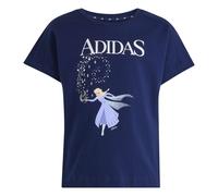 adidas Mädchen Disney Frozen Tee, Dark Blue/White, 3-4 Years