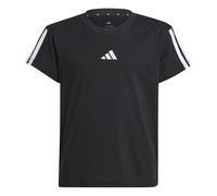 Adidas T-shirt 3-Stripes Tee Fille 13-14 ans (164) Noir/Blanc