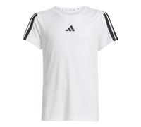 Adidas T-shirt Training Essential 3 Stripes Enfant 140 Blanc/Noir