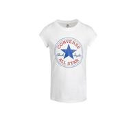 T-shirt Fille - CONVERSE - Chuck Patch - Blanc - 100% Coton - Manches Courtes M