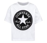 T-shirt fille - CONVERSE - Sig Chuck Patch Boxy - Blanc - Taille S - Manches courtes 10-12 ans