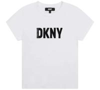T-shirt fille Dkny D35S29 Blanc 16 ans