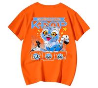 T Shirt Fille Garçon Kpop D-Demon H-Hunters Huntrix Huntr/X Tigre Tee Shirt à Manche Courte Col Rond Graphique Décontracté Comfortable T-Shirt pour Enfants 2025