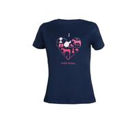 T-shirt fille HKM I Love Horse Riding Bleu 7/8 ans
