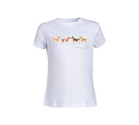 T-shirt fille HKM Pony Club Blanc 13/14 ans