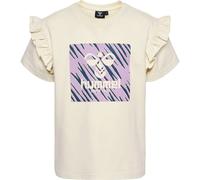 Hummel Flowy Ruffle Short Sleeve T-shirt Beige 146 cm Enfants