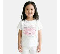 T Shirt Fille Manches Courtes Blanc 4A